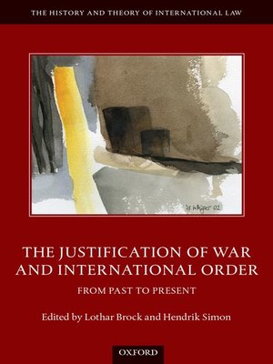 cover image of The Justification of War and International Order